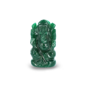 Green Left Face Ganapathi