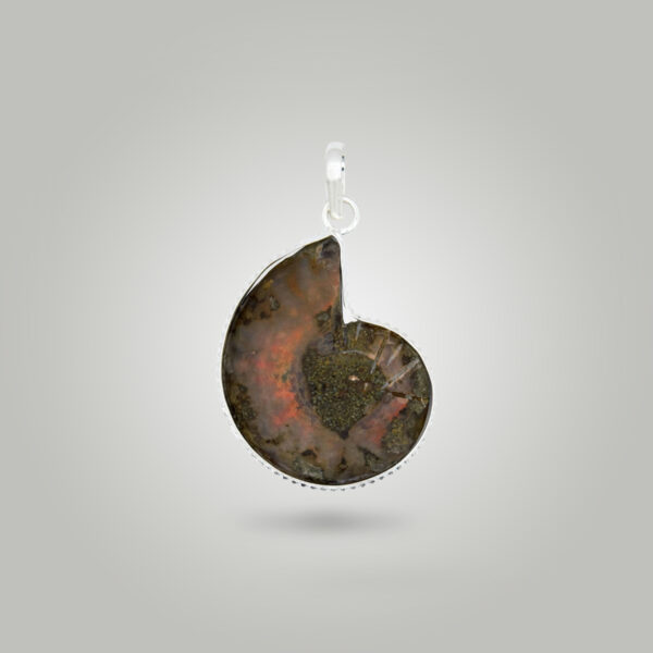 AMMONITE FOSSIL STONE LOCKET