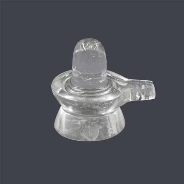 Rock Crystal Shiva Lingam