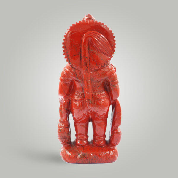 Red jasper hanuman ji murti