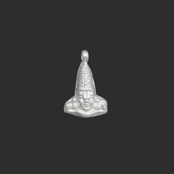 Lord Shiva Parvati Silver Pendant