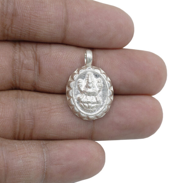 Lakshmi Silver Pendant