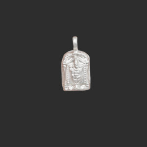 Lord Shiva Parvati Silver Pendant