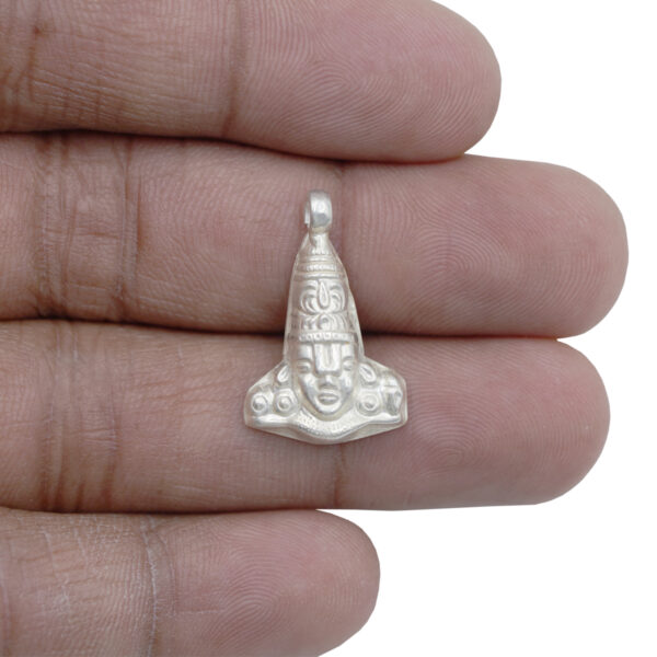 Lord Shiva Parvati Silver Pendant