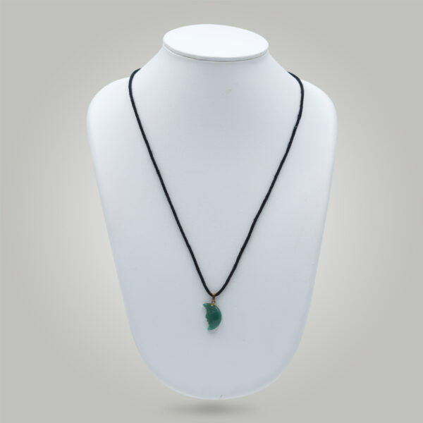 Natural Aventurine Moon Pendant