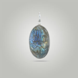 Natural Labradorite Locket