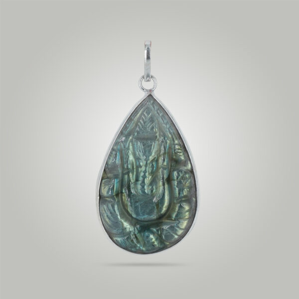 Natural Labradorite Locket