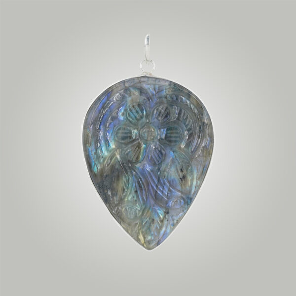 Natural Labradorite Locket