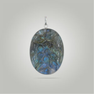 Natural Labradorite Locket