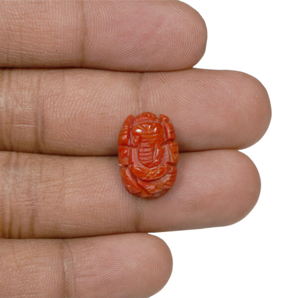 Natural coral ganesha