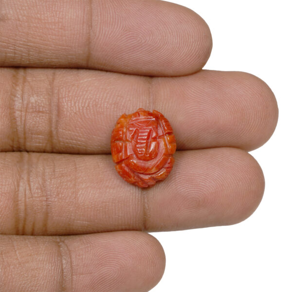 Natural coral ganesha