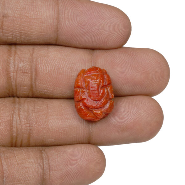 Natural coral ganesha