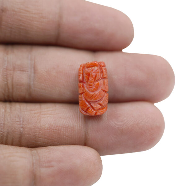 Natural coral ganesha