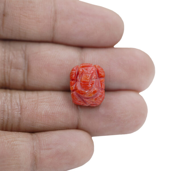 Natural coral ganesha