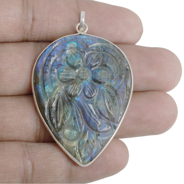 Natural Labradorite Locket