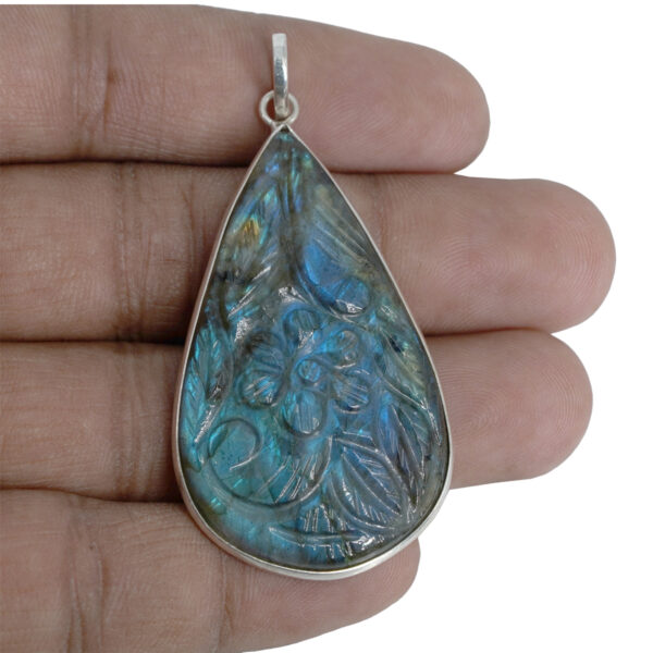 Natural Labradorite Locket