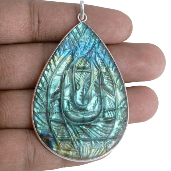 Natural Labradorite Locket