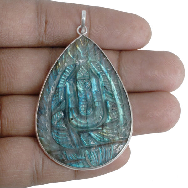 Natural Labradorite Locket