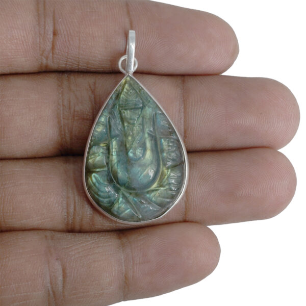 Natural Labradorite Locket