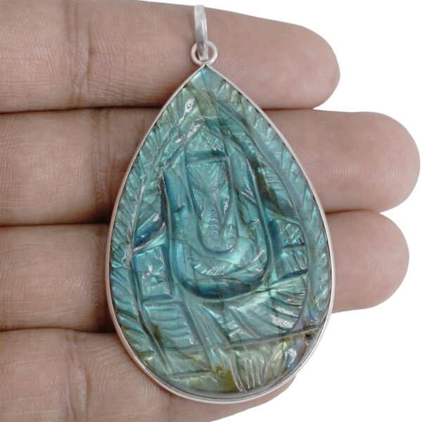 Natural Labradorite Locket