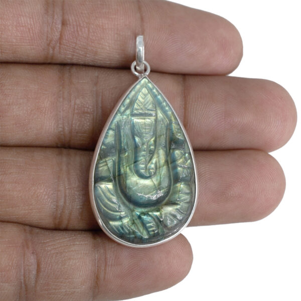 Natural Labradorite Locket