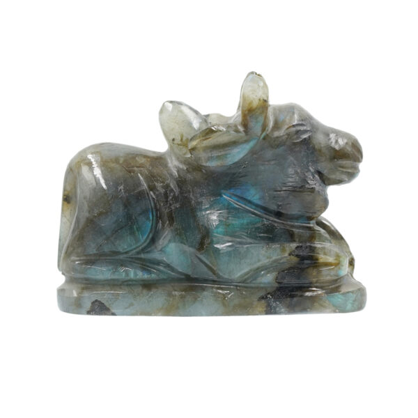 Labradorite Nandi Statue