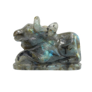 Labradorite Nandi Statue