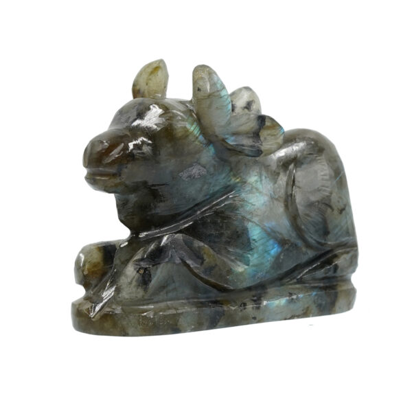 Labradorite Nandi Statue