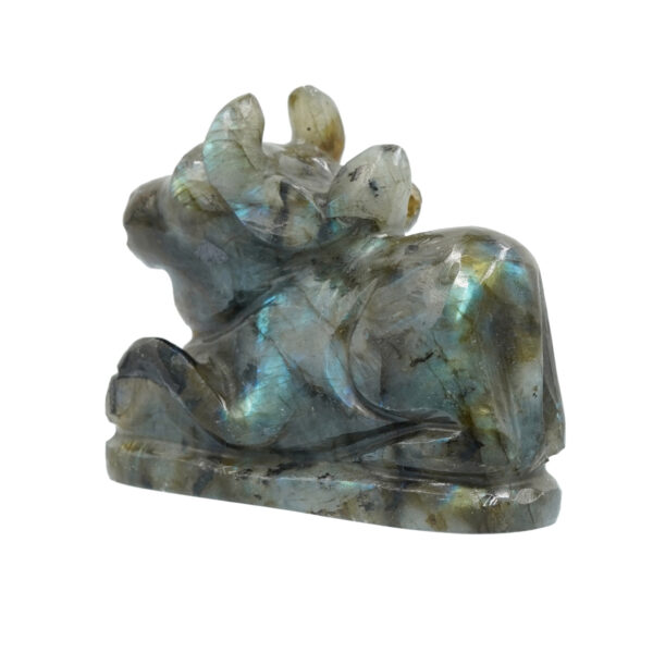 Labradorite Nandi Statue