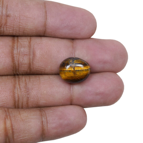 Tiger eye gemstone