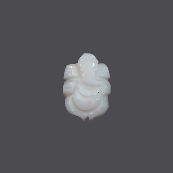 White Coral Ganesh