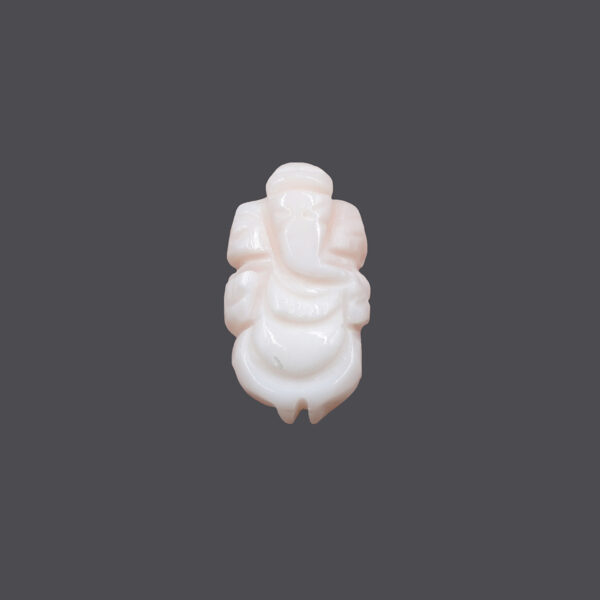 White Coral Ganesh