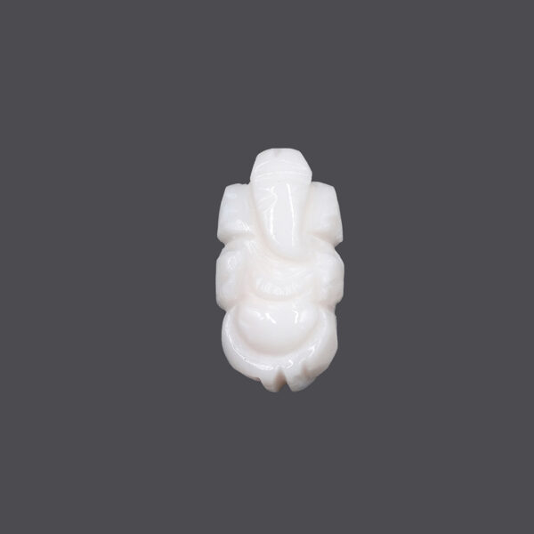 White Coral Ganesh