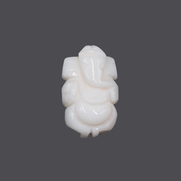 White Coral Ganesh