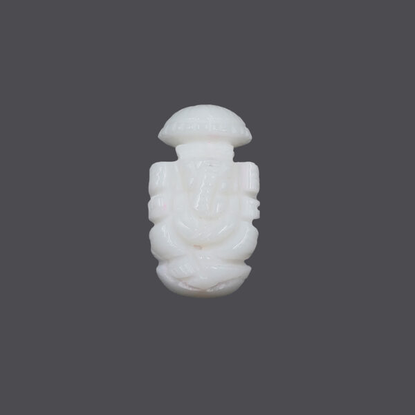 White Coral Ganesh