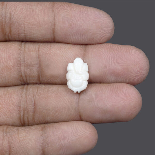 White Coral Ganesh