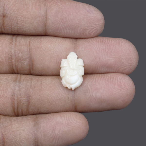 White Coral Ganesh