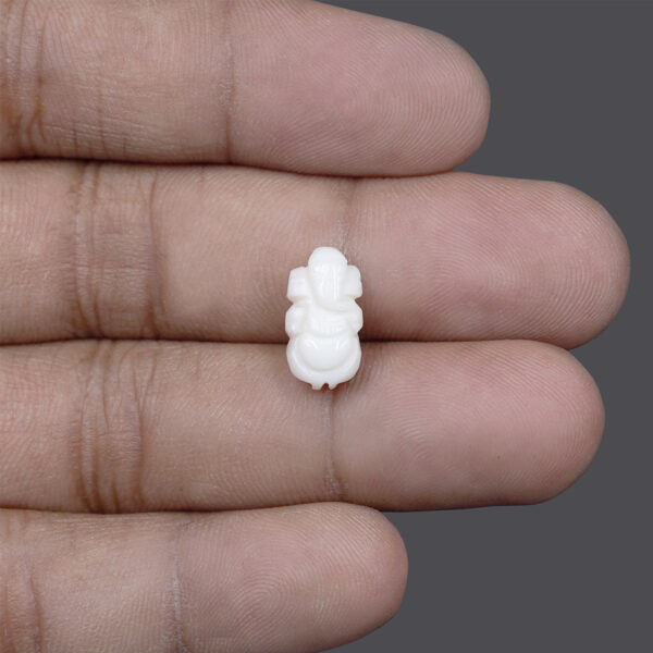 White Coral Ganesh