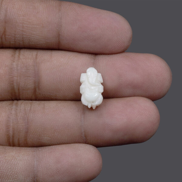 White Coral Ganesh