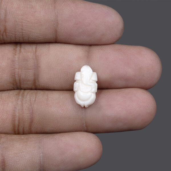 White Coral Ganesh