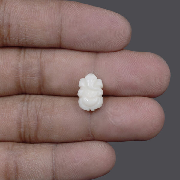 White Coral Ganesh