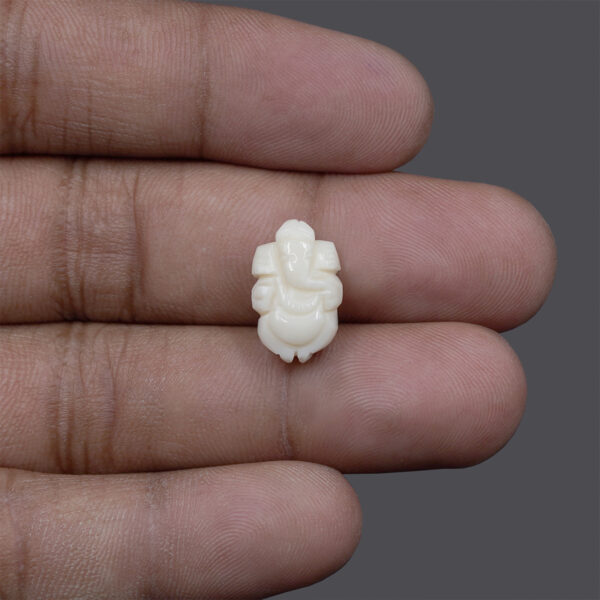 White Coral Ganesh