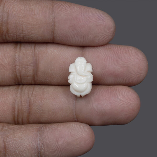 White Coral Ganesh