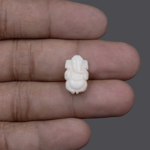 White Coral Ganesh