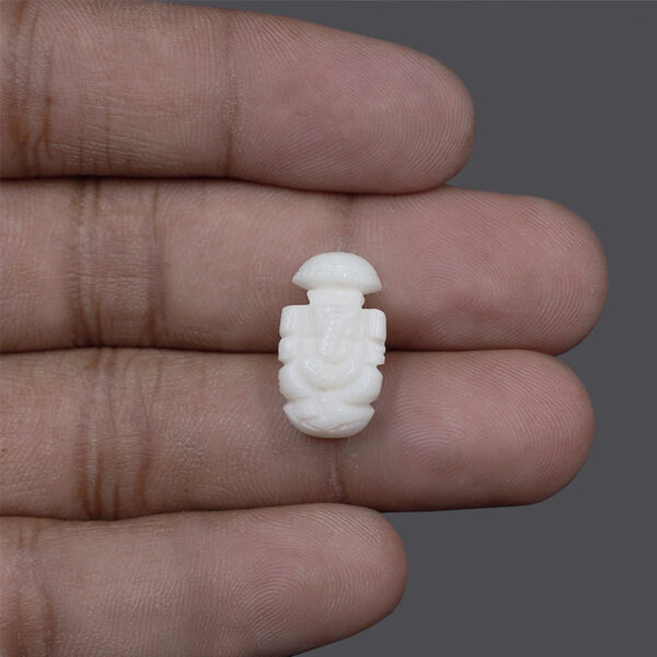 White Coral Ganesh