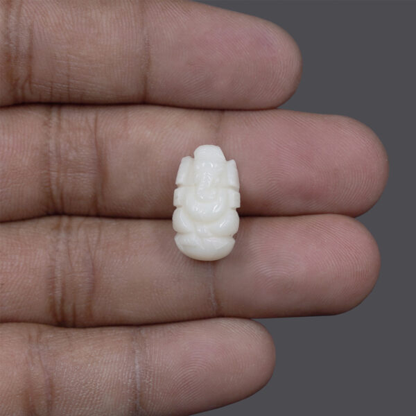 White Coral Ganesh