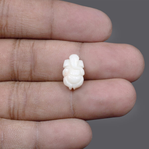 White Coral Ganesh