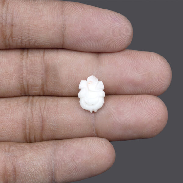 White Coral Ganesh