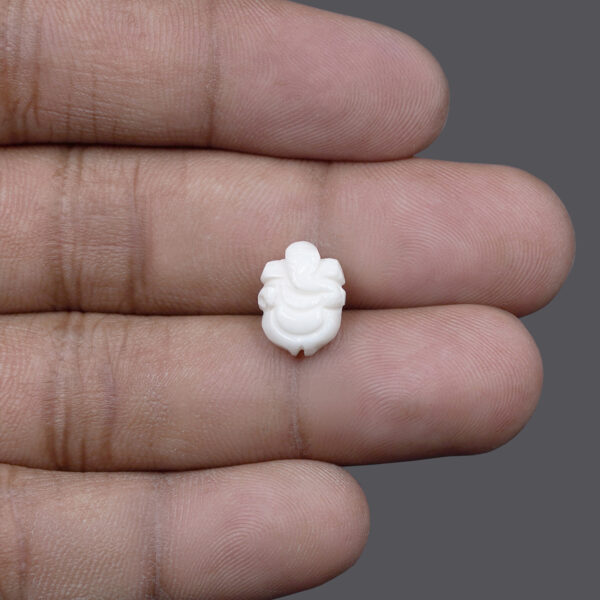 White Coral Ganesh